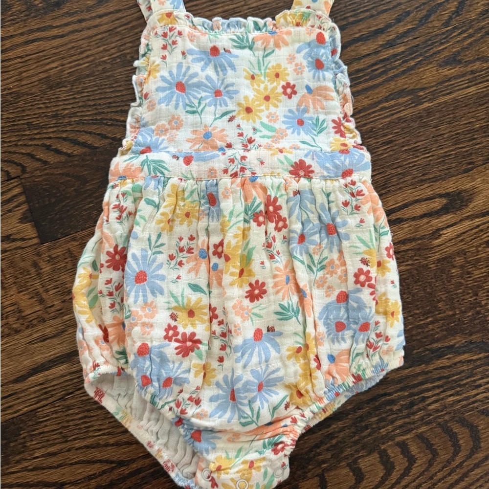 Angel Dear Floral Kids Bodysuit - Multicolor
